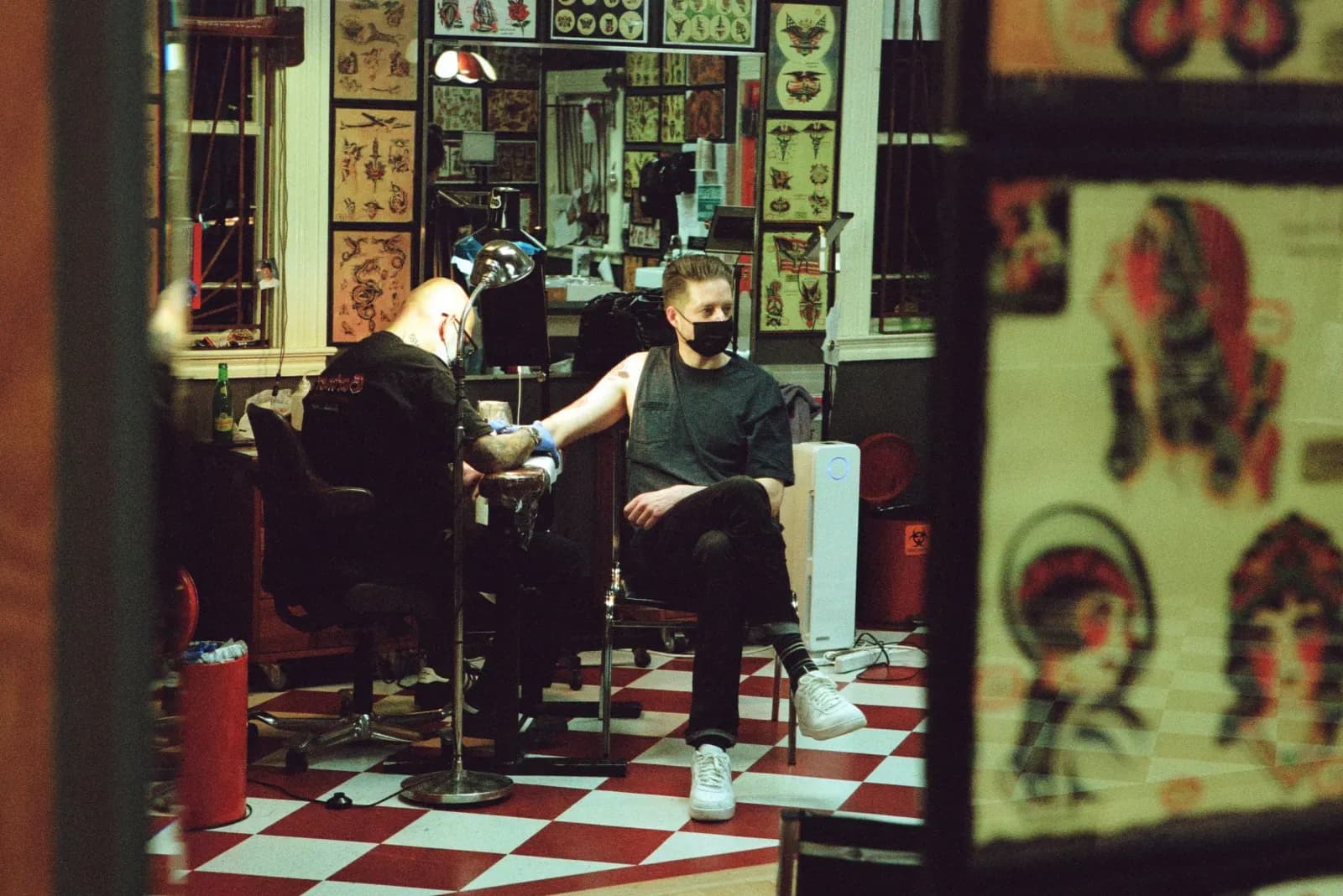 Atlas Tattoo interior, tattoo shop in Portland Oregon