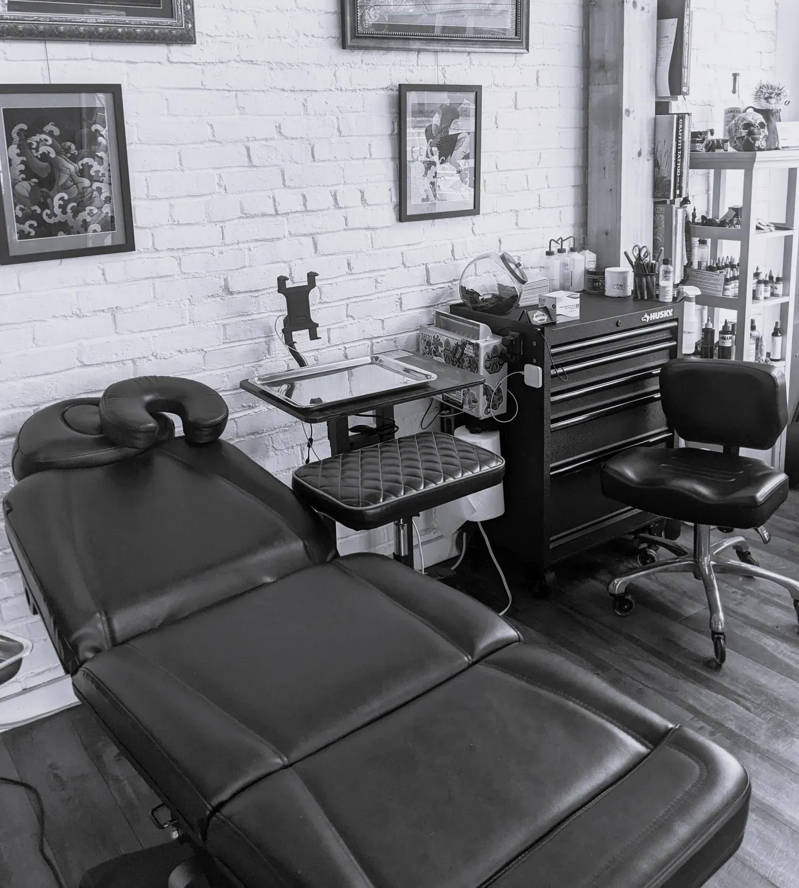 Eastside Tattoo Shop interior, tattoo shop in Portland Oregon
