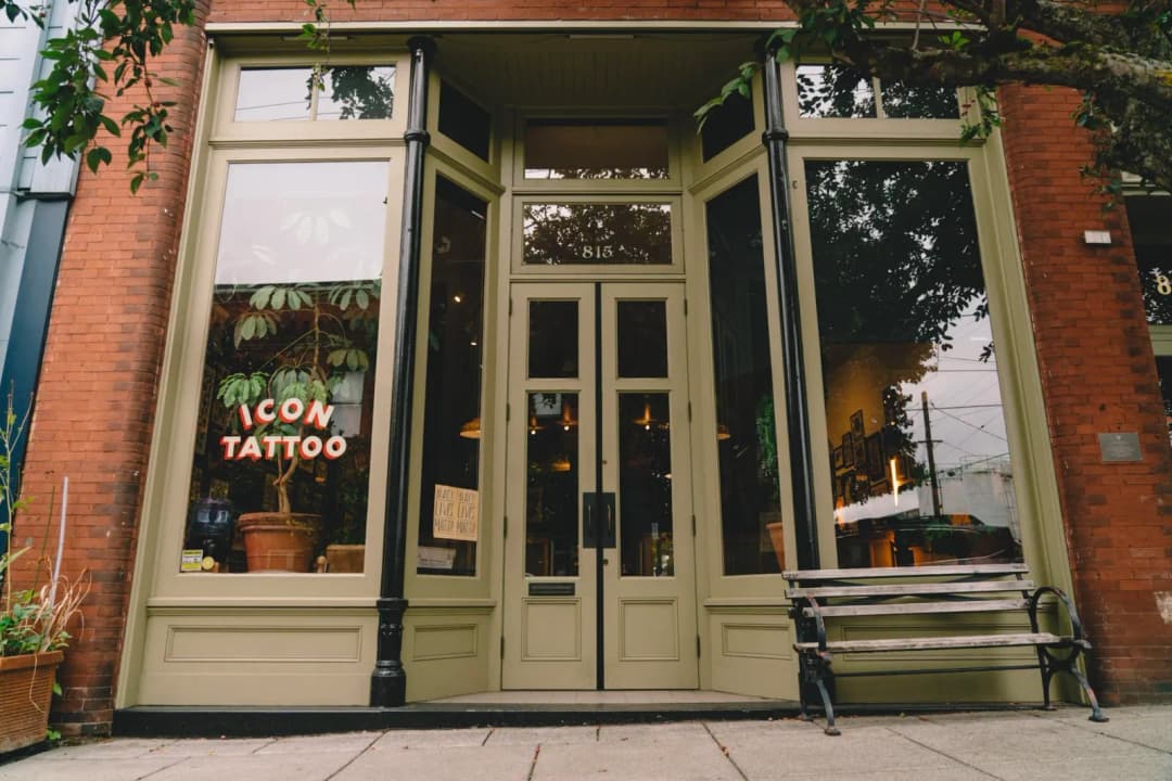 Icon Tattoo exterior, tattoo shop in Portland Oregon