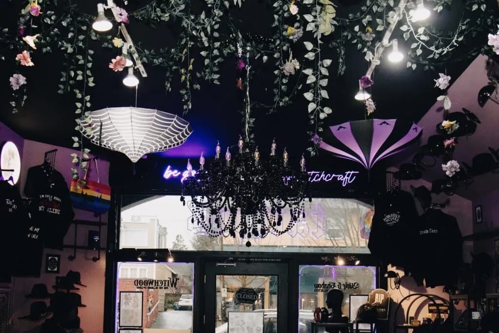 Wolf and Shadow Tattoo Collective interior, tattoo shop in Portland Oregon